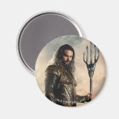 Justizielle Liga | Aquaman auf dem Schlachtfeld Magnet (Vorderseite/Rückseite)