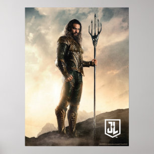 Justizielle Liga   Aquaman auf dem Schlachtfeld Poster