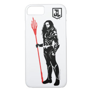 Justizielle Liga Aquaman Pose Noir Pop Art iPhone 8/7 Hülle