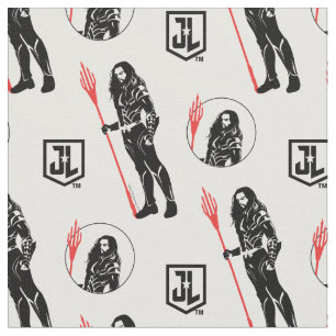 Justizielle Liga Aquaman Pose Noir Pop Art Stoff
