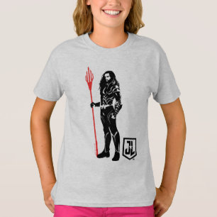 Justizielle Liga   Aquaman Pose Noir Pop Art T-Shirt