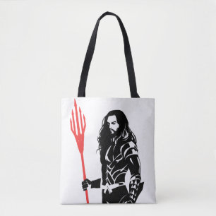 Justizielle Liga Aquaman Pose Noir Pop Art Tasche