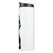 Justizielle Liga | Aquaman Pose Noir Pop Art Thermosbecher (Nach rechts gedreht)