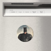 Justizielle Liga | Batman auf dem Schlachtfeld Magnet (In Situ (Geschirrspüler))