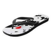 Justizielle Liga | Batman in der Cloud of Bats Pop Badesandalen (Schrägansicht)