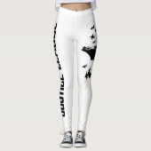 Justizielle Liga | Batman in der Cloud of Bats Pop Leggings (Vorderseite)