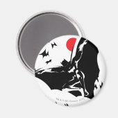Justizielle Liga | Batman in der Cloud of Bats Pop Magnet (Vorderseite/Rückseite)
