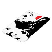 Justizielle Liga | Batman in der Cloud of Bats Pop Magnet (Linke Seite)