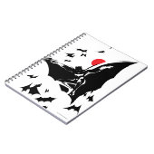 Justizielle Liga | Batman in der Cloud of Bats Pop Notizblock (Linke Seite)