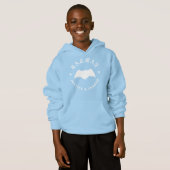 Justizielle Liga | Batman Retro Bat Emblem Hoodie (Vorne ganz)