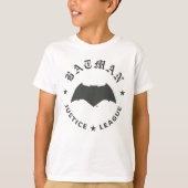 Justizielle Liga | Batman Retro Bat Emblem T-Shirt (Vorderseite)