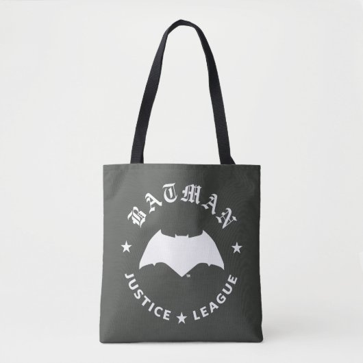 Justizielle Liga | Batman Retro Bat Emblem Tasche (Vorderseite)