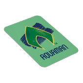 Justizielle Liga | Brush & Halftone Aquaman Symbol Magnet (Rechte Seite)
