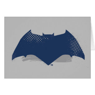 Justizielle Liga   Brush & Halftone Batman Symbol