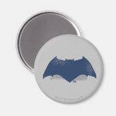 Justizielle Liga | Brush & Halftone Batman Symbol Magnet (Vorderseite/Rückseite)
