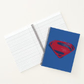 Justizielle Liga | Brush & Halftone Superman Symbo Notizblock (Innenseite)