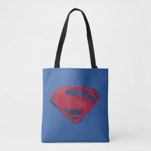 Justizielle Liga Brush & Halftone Superman Symbo Tasche