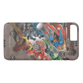 Justizielle Liga Collage Case-Mate iPhone Hülle (Rückseite (Horizontal))