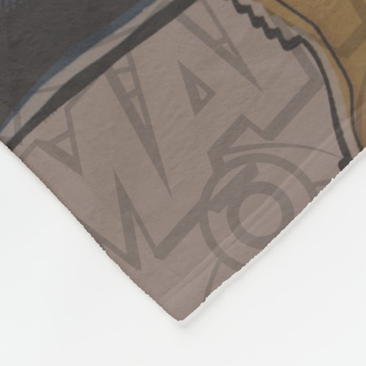 Justizielle Liga Collage Fleecedecke (Ecke)