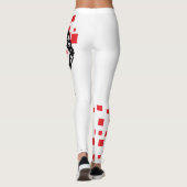 Justizielle Liga | Cyborg Digital Noir Pop Art Leggings (Rückseite)