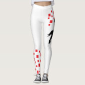 Justizielle Liga | Cyborg Digital Noir Pop Art Leggings (Vorderseite)