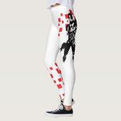 Justizielle Liga | Cyborg Digital Noir Pop Art Leggings (Links)