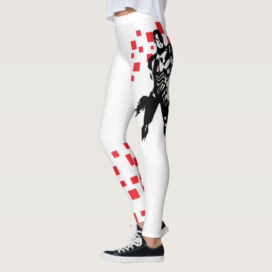 Justizielle Liga | Cyborg Digital Noir Pop Art Leggings (Links)