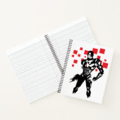 Justizielle Liga | Cyborg Digital Noir Pop Art Notizblock (Innenseite)