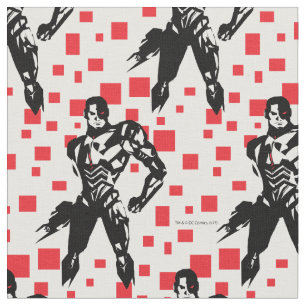 Justizielle Liga Cyborg Digital Noir Pop Art Stoff
