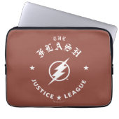 Justizielle Liga | Das Flash Retro-Blitzemblem Laptopschutzhülle (Vorderseite)