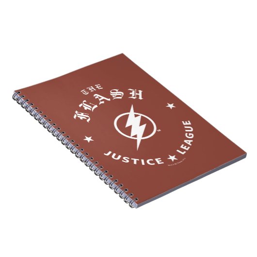 Justizielle Liga | Das Flash Retro-Blitzemblem Notizblock (Rechte Seite)