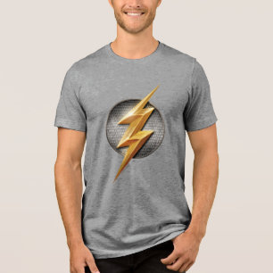 Justizielle Liga   Das Symbol für den metallischen Tri-Blend Shirt