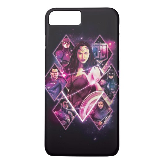 Justizielle Liga | Diamond Galactic Group Panels Case-Mate iPhone Hülle (Rückseite)