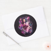 Justizielle Liga | Diamond Galactic Group Panels Runder Aufkleber (Umschlag)