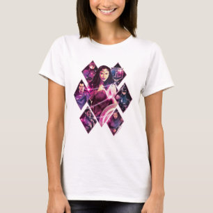 Justizielle Liga   Diamond Galactic Group Panels T-Shirt