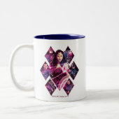 Justizielle Liga | Diamond Galactic Group Panels Zweifarbige Tasse (Links)