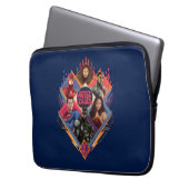 Justizielle Liga | Diamond Hatch Group Abzeichen Laptopschutzhülle (Vorderseite Links)
