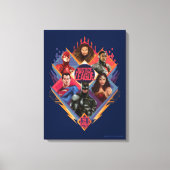 Justizielle Liga | Diamond Hatch Group Abzeichen Leinwanddruck (Vorderseite)