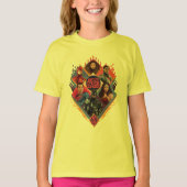 Justizielle Liga | Diamond Hatch Group Abzeichen T-Shirt (Vorderseite)