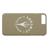 Justizielle Liga | Emblem Aquaman Retro Trident Case-Mate iPhone Hülle (Rückseite (Horizontal))