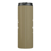 Justizielle Liga | Emblem Aquaman Retro Trident Thermosbecher (Rückseite)