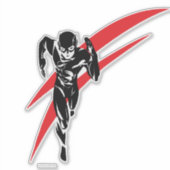 Justizielle Liga | Flash Running Noir Pop Art Aufkleber (Vorderseite)