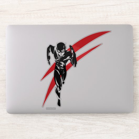 Justizielle Liga | Flash Running Noir Pop Art Aufkleber (Computer)
