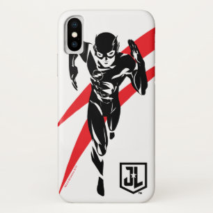 Justizielle Liga   Flash Running Noir Pop Art Case-Mate iPhone Hülle