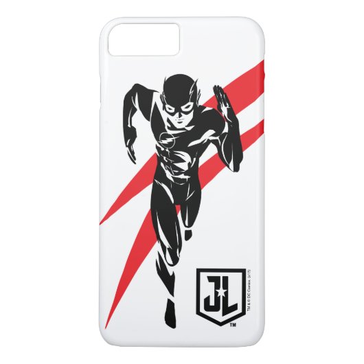 Justizielle Liga | Flash Running Noir Pop Art Case-Mate iPhone Hülle (Rückseite)
