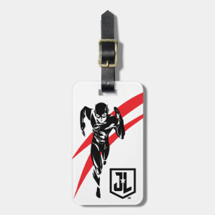 Justizielle Liga   Flash Running Noir Pop Art Gepäckanhänger