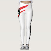 Justizielle Liga | Flash Running Noir Pop Art Leggings (Vorderseite)