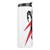 Justizielle Liga | Flash Running Noir Pop Art Thermosbecher (Nach links gedreht)