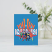 Justizielle Liga "gegen alle Odds" Postkarte (Stehend Vorderseite)