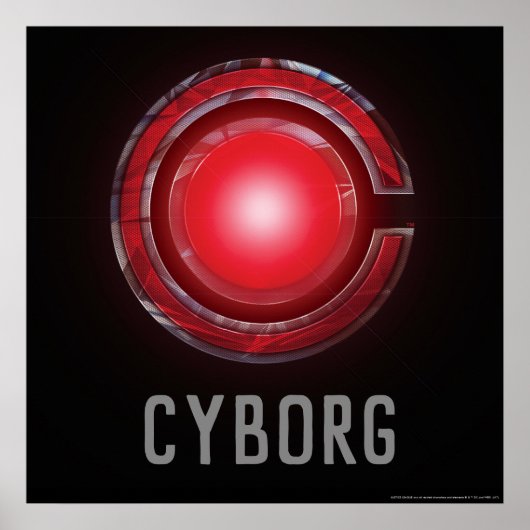 Justizielle Liga | Glühen des Cyborg - Symbols Poster (Vorne)